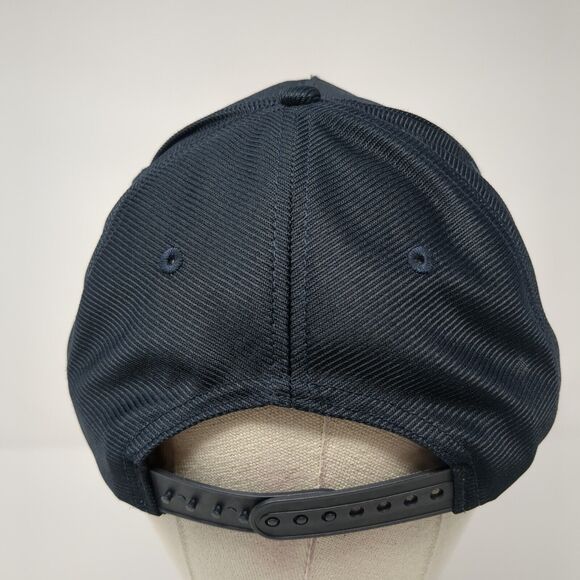 U.S Navy Veteran Snapback Hat Blue OS Adjustable Embroidered 6 Panel Eagle Crest - Picture 5 of 8